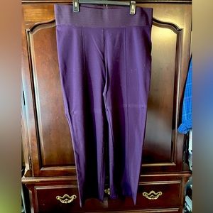 Nygard Slims Pointe knit pants. Burgundy. Size 2XL.